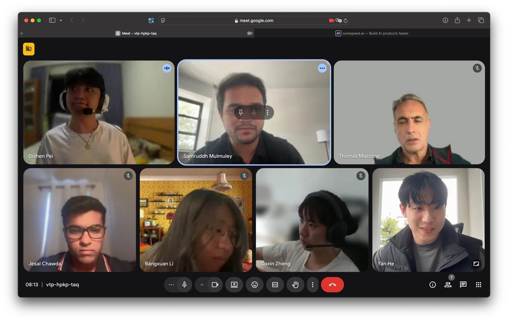 Group call screenshot from the Zypher and NYU capstone announcement