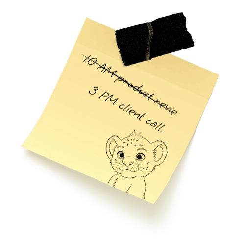 sticky notes